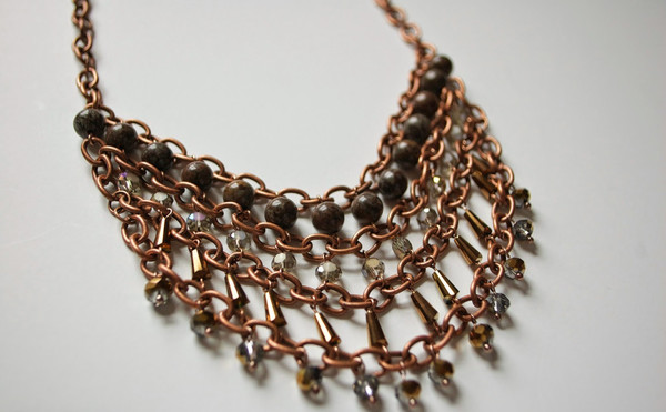 Cascading Copper DIY Necklace Cascading Copper DIY Necklace