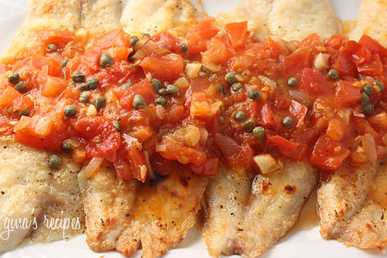 Broiled Tilapia with Tomato Caper Sauce Broiled Tilapia with Tomato Caper Sauce