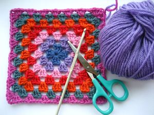 Classic Granny Blanket Crochet Edging