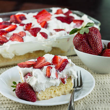 Tres Leches Cake with Strawberries Tres Leches Cake with Strawberries