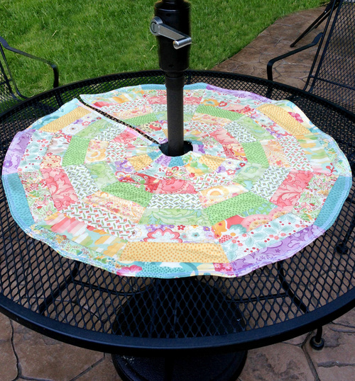 Umbrella Friendly Patio Table Topper
