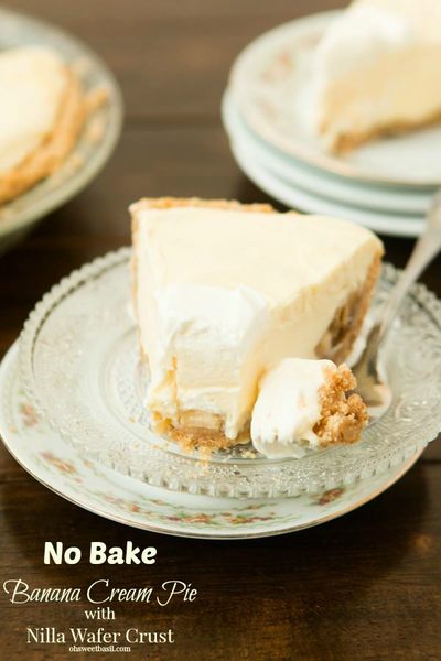 Banana Cream Pie with Nilla Wafer Crust Banana Cream Pie with Nilla Wafer Crust