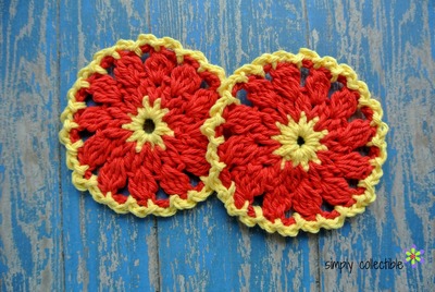 Firewheel Scrubbie Dishcloth Crochet Pattern