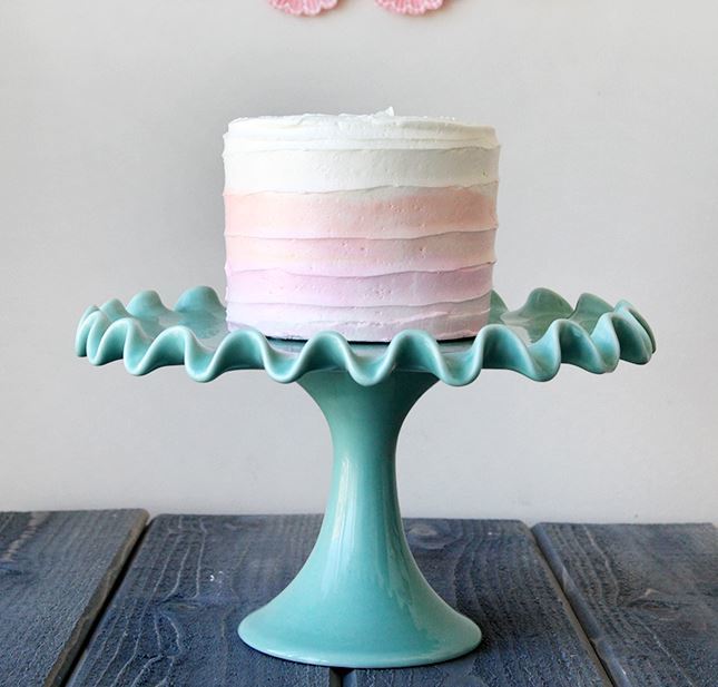 Ombre Watercolor DIY Wedding Cake Ombre Watercolor DIY Wedding Cake
