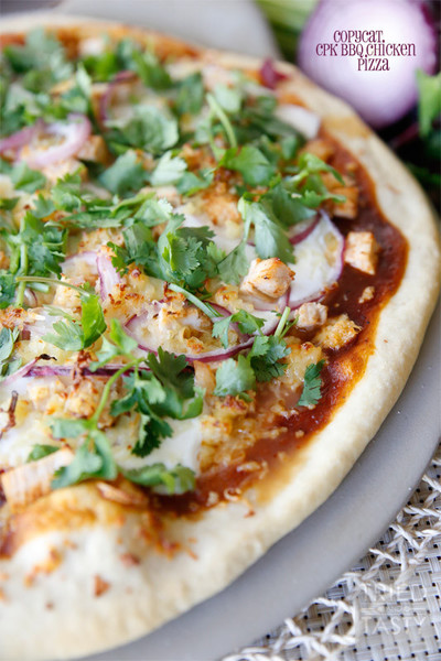 Homemade California Pizza Kitchen BBQ Chicken Pizza