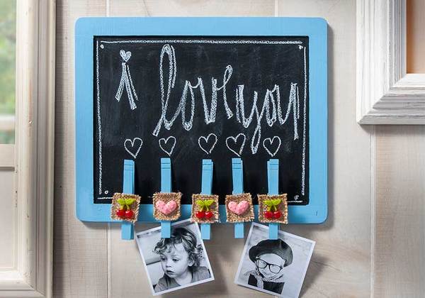 Spring Message Chalkboard