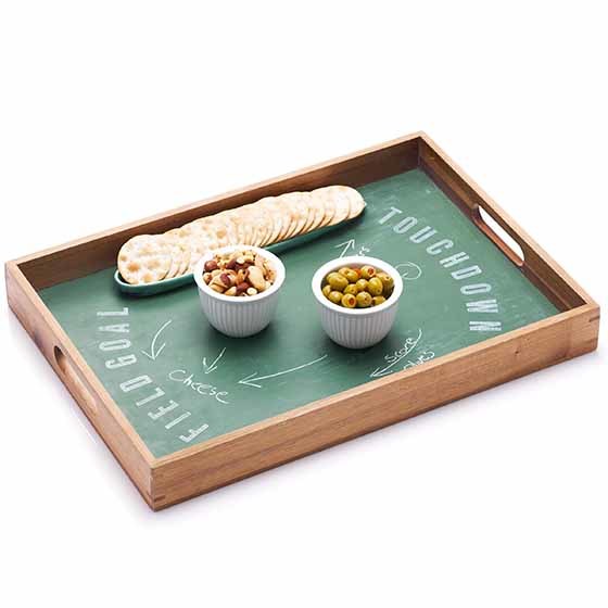 Chalkboard Football Party Tray