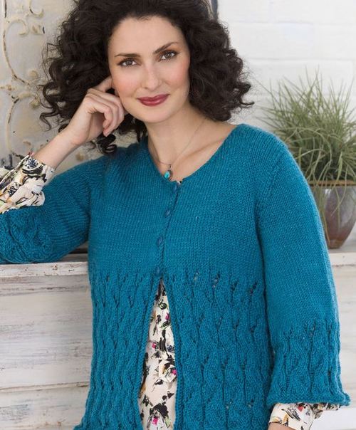 Lace and Cables Cardi