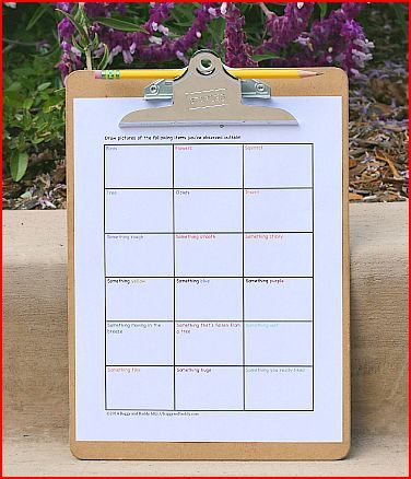 Outdoor Scavenger Hunt Printable Outdoor Scavenger Hunt Printable