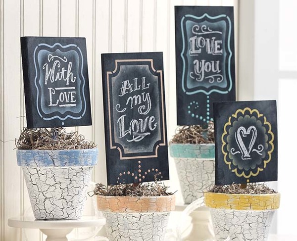 Cute Chalkboard Planter Markers