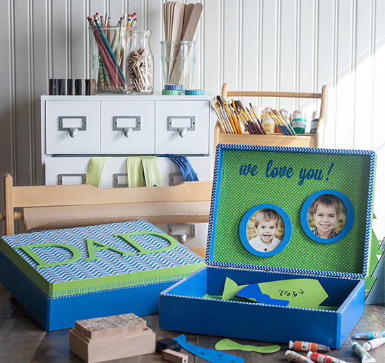DIY Father's Day Treasure Box DIY Fathers Day Treasure Box