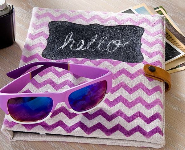 Ombre Orchid Chevron Tablet Case