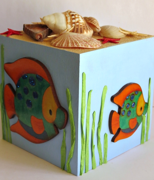 Ocean Vibe 3D Summer Cube