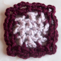 Chain Stitch Afghan Square