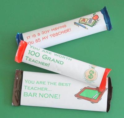 Adorable Candy Bar Wrapper Template