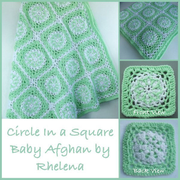 Circle Square Baby Afghan