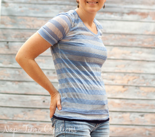 Summery Free T-Shirt Pattern Summery Free T-Shirt Pattern