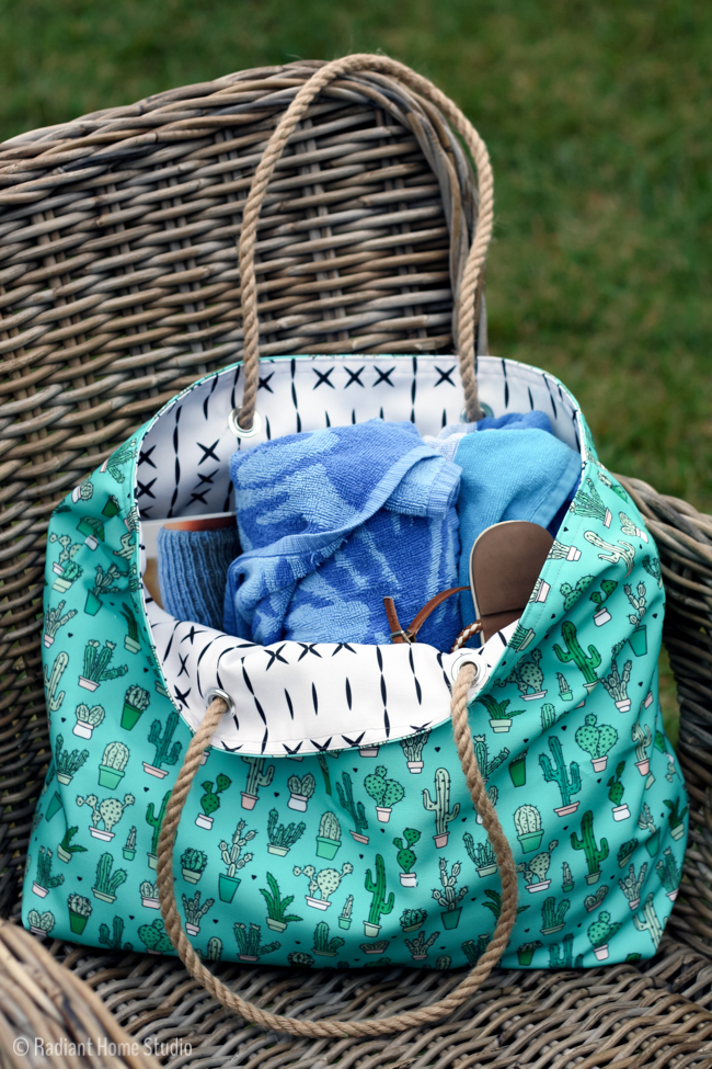 Canvas Beach DIY Tote Pattern