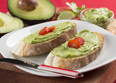 Ciabatta Toast with Avocado Butter