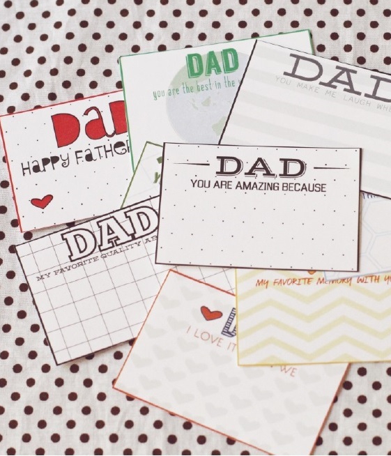 Little Notes Printable Father's Day Cards Little Notes Printable Fathers Day Cards
