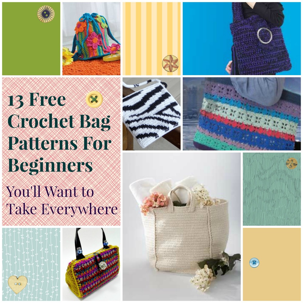 free crochet bag patterns for beginners