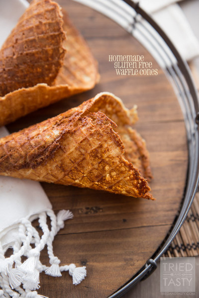 Homemade Waffle Cones