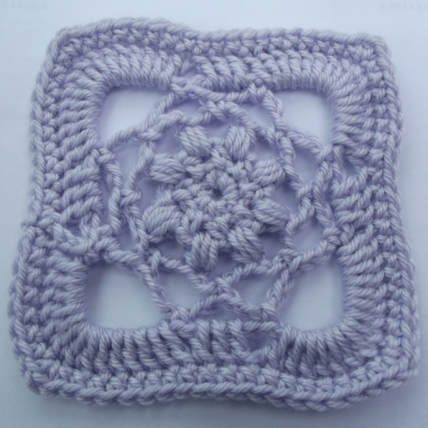 Bursting with Lace Afghan Square Bursting with Lace Afghan Square