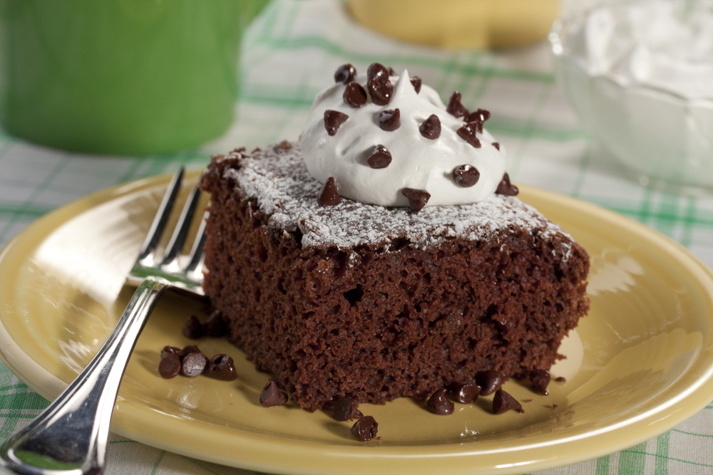 Chocolate Sour Cream Cake Mrfood Com