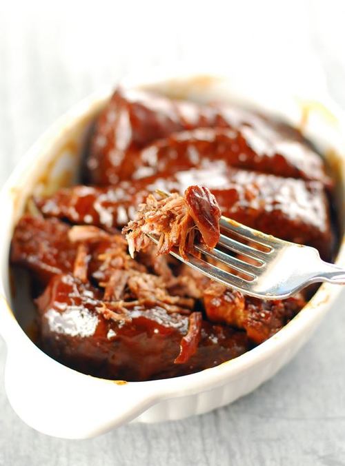 Super Saucy 3-Ingredient BBQ Ribs Super Saucy 3-Ingredient BBQ Ribs