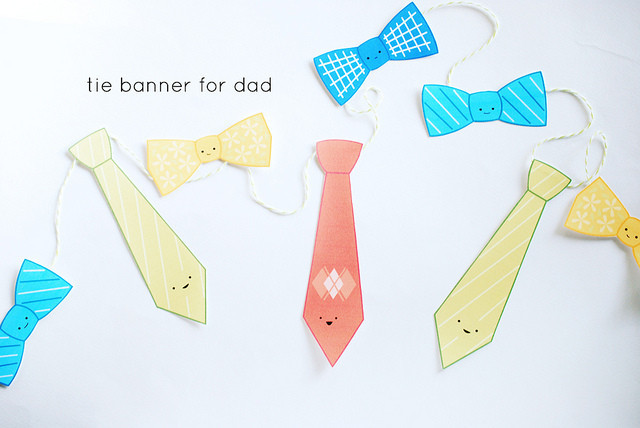 All Tied Up Father's Day Banner All Tied Up Fathers Day Banner