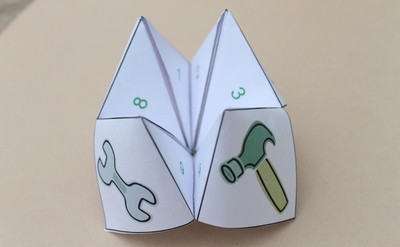 Fun Father's Day Cootie Catcher