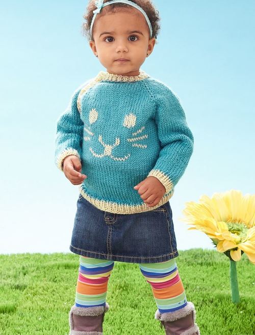 Snuggle Bunny Baby Sweater