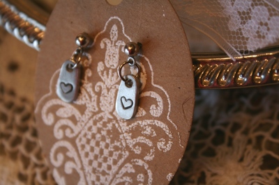 Simple Hand Stamped Earring Tutorial