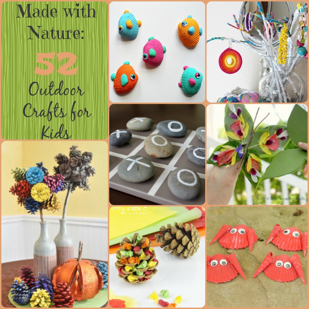 Made with Nature: 52 Outdoor Crafts for Kids | AllFreeKidsCrafts.com