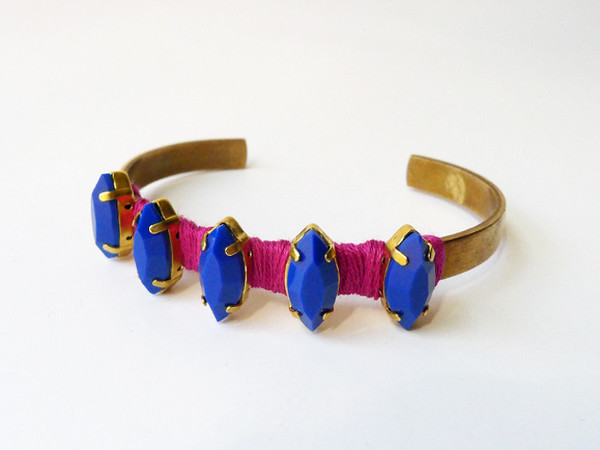 Wrapped Crystal DIY Bracelet