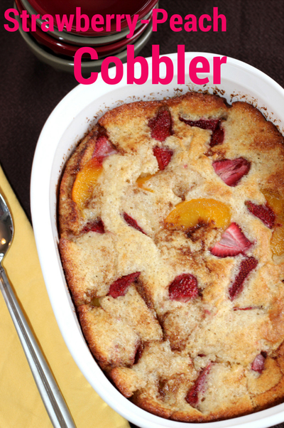 Strawberry Peach Cobbler