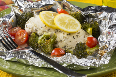 12 Foil Dinners for Oven, Grill, or Campfire