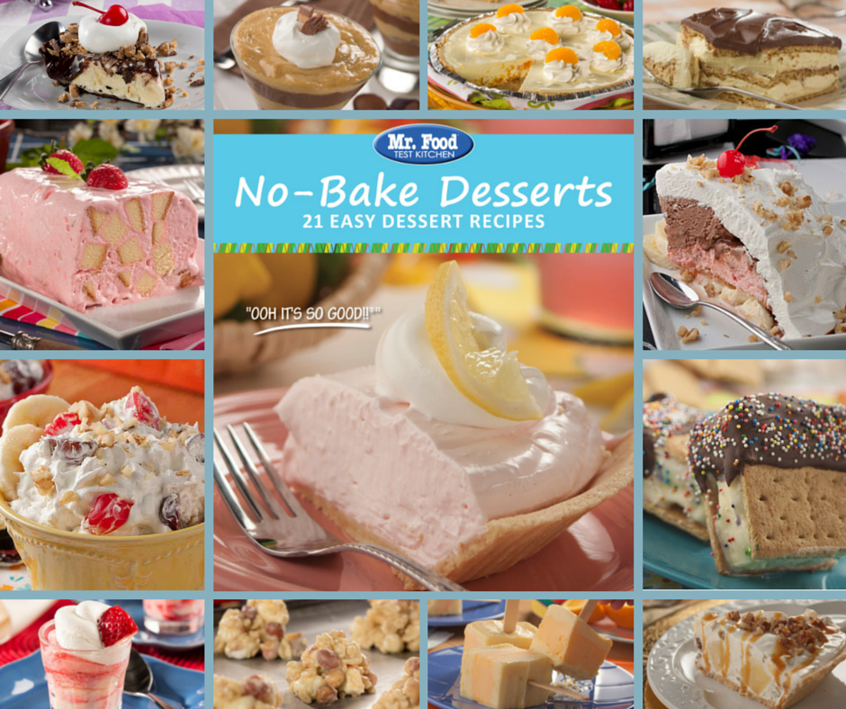 No Bake Desserts Free Ecookbook Mrfood Com