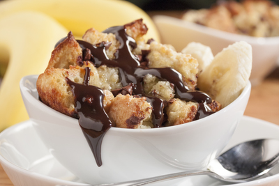 Chocolate Banana Baked French Toast