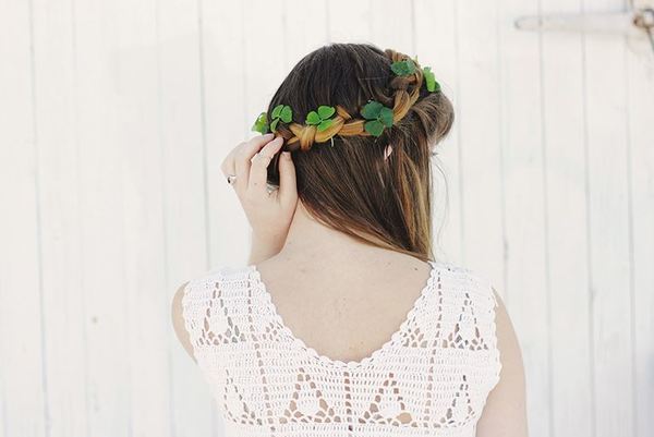 Bohemian Clover Braided Wedding Hair Bohemian Clover Braided Wedding Hair