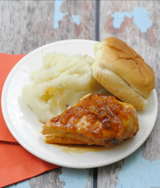 Perfectly Glazed Slow Cooker Chicken