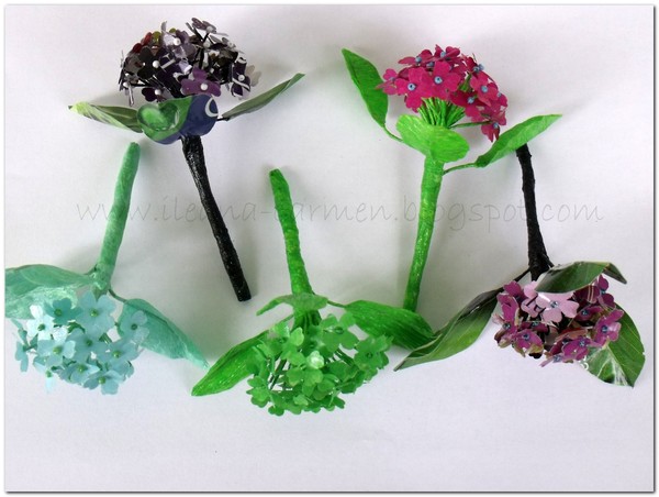 Pretty Hydrangea DIY Paper Flowers Pretty Hydrangea DIY Paper Flowers_2