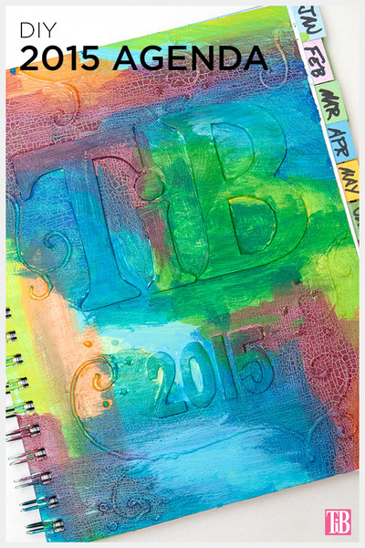 Colorful DIY Agenda Planner