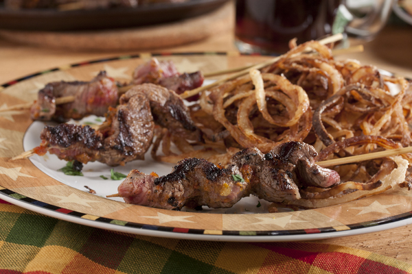 Texas Gold Steak Skewers Texas Gold Steak Skewers