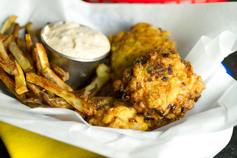 Shrimp and Corn Fritters Recipe