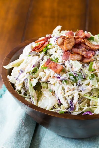 Blue Cheese Bacon Coleslaw Blue Cheese Bacon Coleslaw