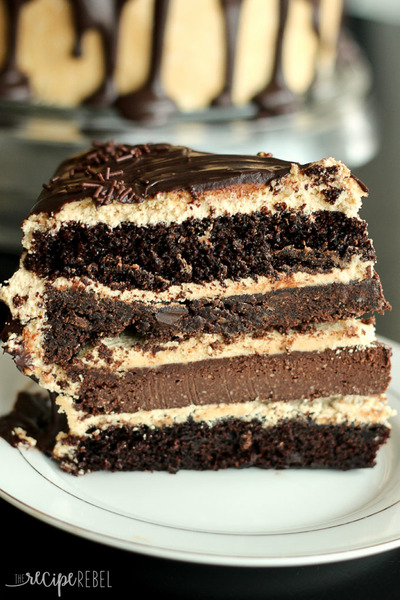 The Ultimate Chocolate Peanut Butter Cake