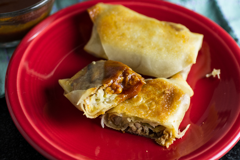 Pulled Pork Egg Rolls Recipe