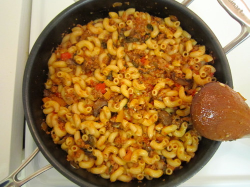 Italian Goulash with Mozzarella Cheese Italian Goulash with Mozzarella Cheese