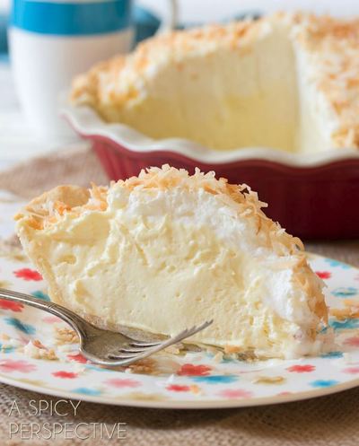 Fluffy Coconut Cream Pie